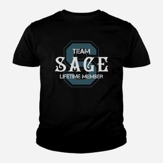 Sage Shirts - Team Sage Lifetime Member Name Shirts Kid T-Shirt - Seseable