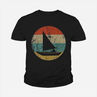 Sailing Vintage Retro Sail Boat Kid T-Shirt - Seseable