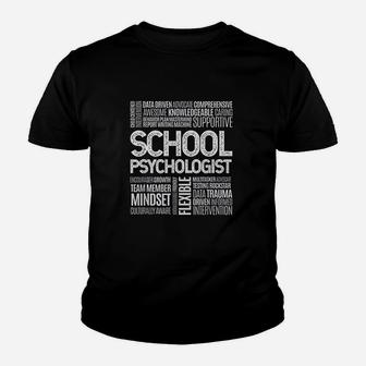 School Psychologist University Psychology Quote Kid T-Shirt - Seseable