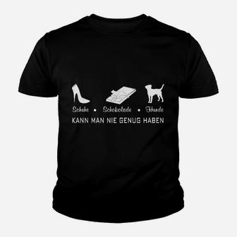 Schuhe Schokolade Hunde Kinder T-Shirt - Seseable