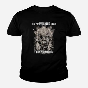 Schwarzes Zombie-Fan-Kinder Tshirt Walking Dead aus Nürnberg - Seseable