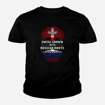 Schweizerisches Russisches Kinder T-Shirt - Seseable