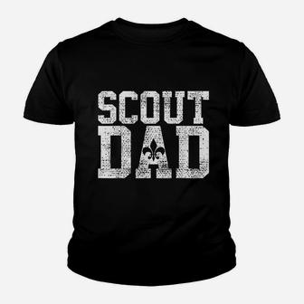 Scouting Dad Camping Father Gift Kid T-Shirt - Seseable