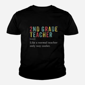 Second Grade Teacher 2nd Vintage Definition Team Kid T-Shirt - Seseable