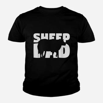 Sheep Dad Sheep Lover Gift For Father Kid T-Shirt - Seseable