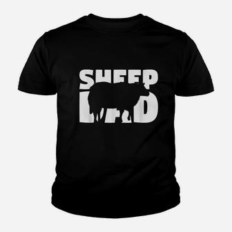 Sheep Dad Sheep Lover Gift For Father Zoo Animal Kid T-Shirt - Seseable