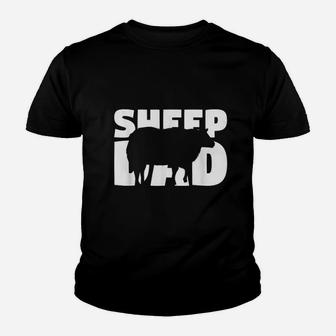 Sheep Dad Sheep Lover Gift For Father Zoo Animal Kid T-Shirt - Seseable