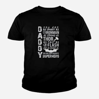 Sheki Apparel Daddy Superhero, best christmas gifts for dad Kid T-Shirt - Seseable