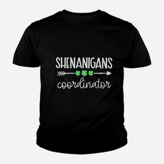 Shenanigans Coordinator Teacher St Patricks Day Kid T-Shirt - Seseable