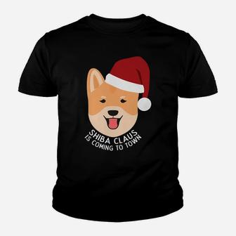 Shibaclaus Shiba Inu Dog Funny Ugly Christmas Gift Kid T-Shirt - Seseable