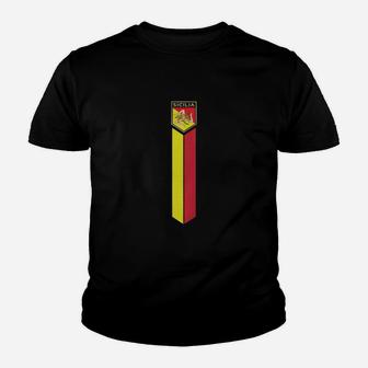 Sicilian Pride - Sicilian Flag Jersey Style T-shirts Kid T-Shirt - Seseable