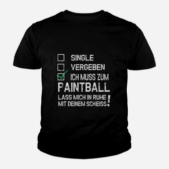 Single Vergeben-paintball Kinder T-Shirt - Seseable