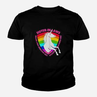 Sister In Law Unicorn Gift For Girls And Women Kids Adults Kid T-Shirt - Seseable