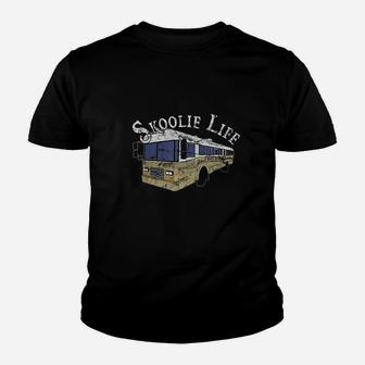 Skoolie Life Bus Conversion Nomad Lifestyle Vintage Kid T-Shirt - Seseable