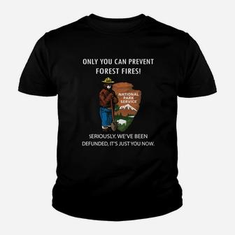 Smokey Bear Only You Can Prevent Forest Fires Vintage Kid T-Shirt - Seseable