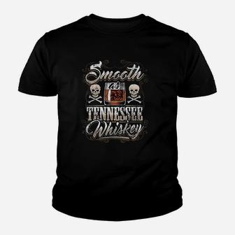 Smooth Tennessee Whiskey Funny Fathers Day Gift Dad Kid T-Shirt - Seseable