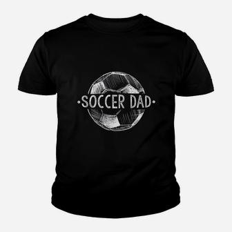 Soccer Dad Family Matching Team Player Gift Sport Lover Papa Kid T-Shirt - Seseable