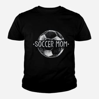 Soccer Mom Family Matching Team Player Gift Kid T-Shirt - Seseable