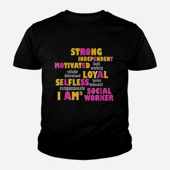Social Worker Graduation Social Work Month Youth T-shirt - Seseable