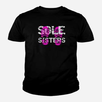 Sole Sisters Girls Hiking Girls Running Boot Prin Kid T-Shirt - Seseable