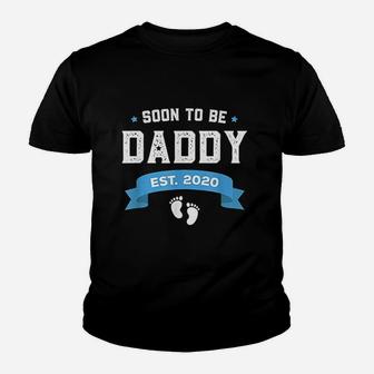 Soon To Be Daddy Est 2020 First Daddy New Dad Gift Kid T-Shirt - Seseable