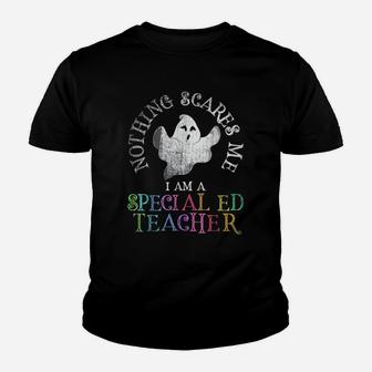 Sped Special Education Nothing Scares Me Boo Kid T-Shirt - Seseable