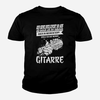 Spiele Ich Auf Meiner Gitarre Kinder T-Shirt - Seseable