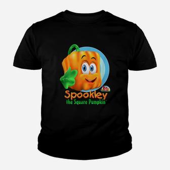 Spookley The Square Pumpkin Character V-neck Kid T-Shirt - Seseable