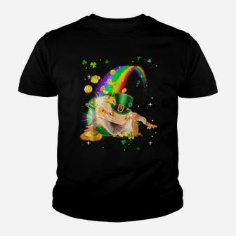 St Patrick's Day Bearded Dragon Lover T-shirt Youth T-shirt - Seseable