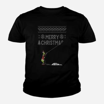 Stealing Christmas Ugly Sweater Uglythe Grinch Sweaters Kid T-Shirt - Seseable