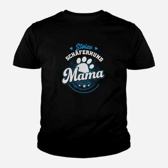 Stolze Schäferhund Mama Kinder T-Shirt - Seseable