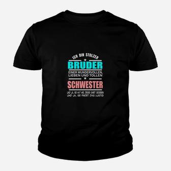 Stolzer Bruder Schwester Kinder T-Shirt - Seseable