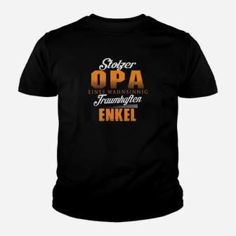 Stolzer Opa Einer Wahnsinnig Tfraumhaften Enkel Kinder T-Shirt - Seseable