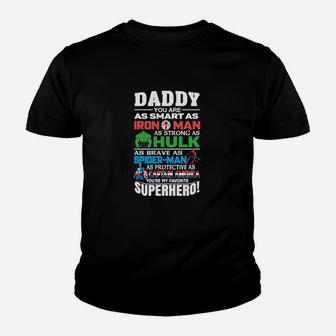 Superhelden Super-Daddy Kinder Tshirt, Inspirierend für Väter - Seseable