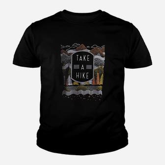 Take A Hike Outdoor Nature Hiking Camping Kid T-Shirt - Seseable
