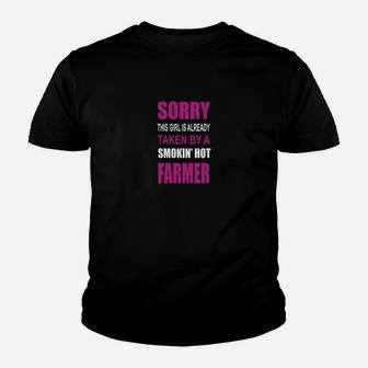 Taken By A Farmer Kid T-Shirt - Seseable