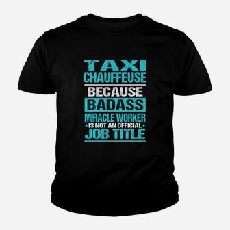 Taxi Chauffeuse Kid T-Shirt - Seseable