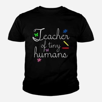 Teacher Of Tiny Humans Kid T-Shirt - Seseable