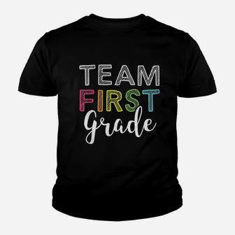 Team 1st First Grade Teacher Back To School Kid T-Shirt - Seseable