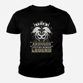 Team Aronson Lifetime Member Legend -aronson T Shirt Aronson Hoodie Aronson Family Aronson Tee Aronson Name Aronson Lifestyle Aronson Shirt Aronson Names Kid T-Shirt - Seseable