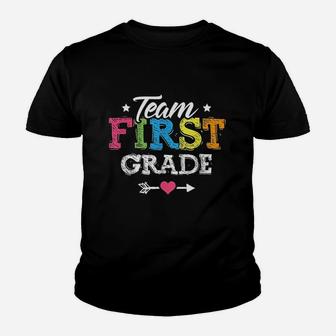 Team First Grade Teacher Student Back To School Kids Kid T-Shirt - Seseable