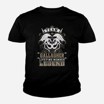 Team Gallagher Lifetime Member Legend -gallagher T Shirt Gallagher Hoodie Gallagher Family Gallagher Tee Gallagher Name Gallagher Lifestyle Gallagher Shirt Gallagher Names Kid T-Shirt - Seseable