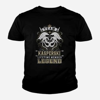 Team Kasperski Lifetime Member Legend -kasperski T Shirt Kasperski Hoodie Kasperski Family Kasperski Tee Kasperski Name Kasperski Lifestyle Kasperski Shirt Kasperski Names Kid T-Shirt - Seseable