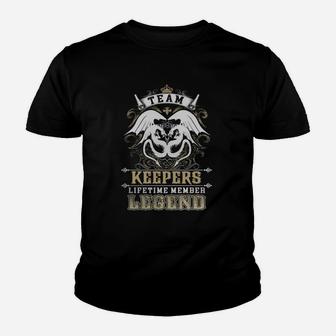 Team Keepers Lifetime Member Legend -keepers T Shirt Keepers Hoodie Keepers Family Keepers Tee Keepers Name Keepers Lifestyle Keepers Shirt Keepers Names Kid T-Shirt - Seseable