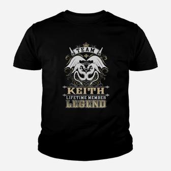 Team Keith Lifetime Member Legend -keith T Shirt Keith Hoodie Keith Family Keith Tee Keith Name Keith Lifestyle Keith Shirt Keith Names Kid T-Shirt - Seseable