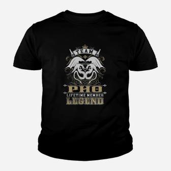 Team Pho Lifetime Member Legend Name Kid T-Shirt - Seseable