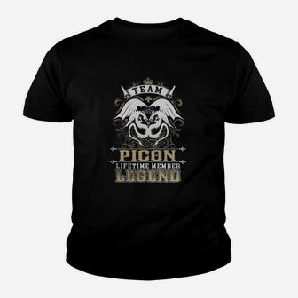Team Picon Lifetime Member Legend -picon T Shirt Picon Hoodie Picon Family Picon Tee Picon Name Picon Lifestyle Picon Shirt Picon Names Kid T-Shirt - Seseable