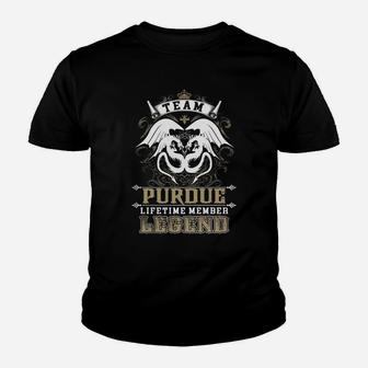 Team Purdue Lifetime Member Legend -purdue T Shirt Purdue Hoodie Purdue Family Purdue Tee Purdue Name Purdue Lifestyle Purdue Shirt Purdue Names Kid T-Shirt - Seseable