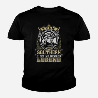 Team Southern Lifetime Member Legend Southern T Shirt Southern Hoodie Southern Family Southern Tee Southern Name Southern Lifestyle Southern Shirt Southern Names Kid T-Shirt - Seseable