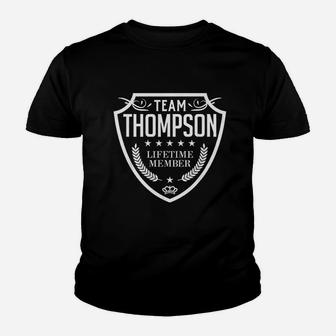 Team Thompson Lifetime Member Matching Family Crew Kid T-Shirt - Seseable